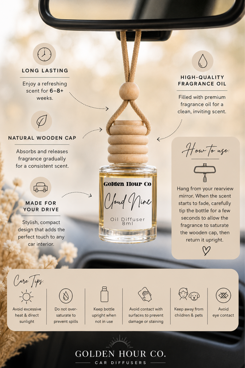 Hanging Car Diffuser | 8ml